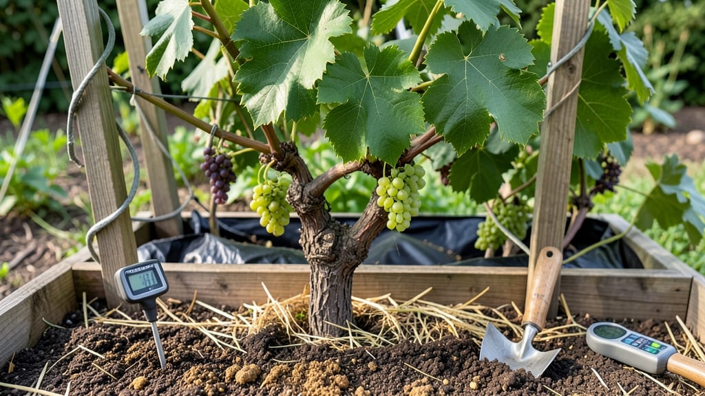 Soil for Grapes: Acidic, Well-Aerated Base for Thriving Vines