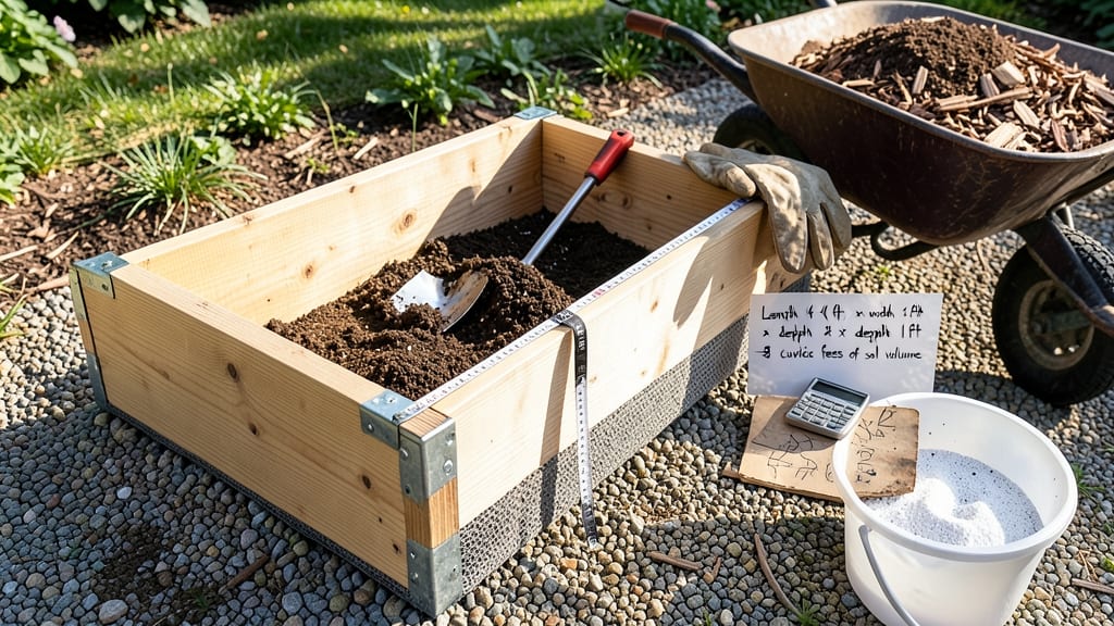 Calculate Raised Bed Soil: Precision Cubic Feet Guide by Depth and Plant Type