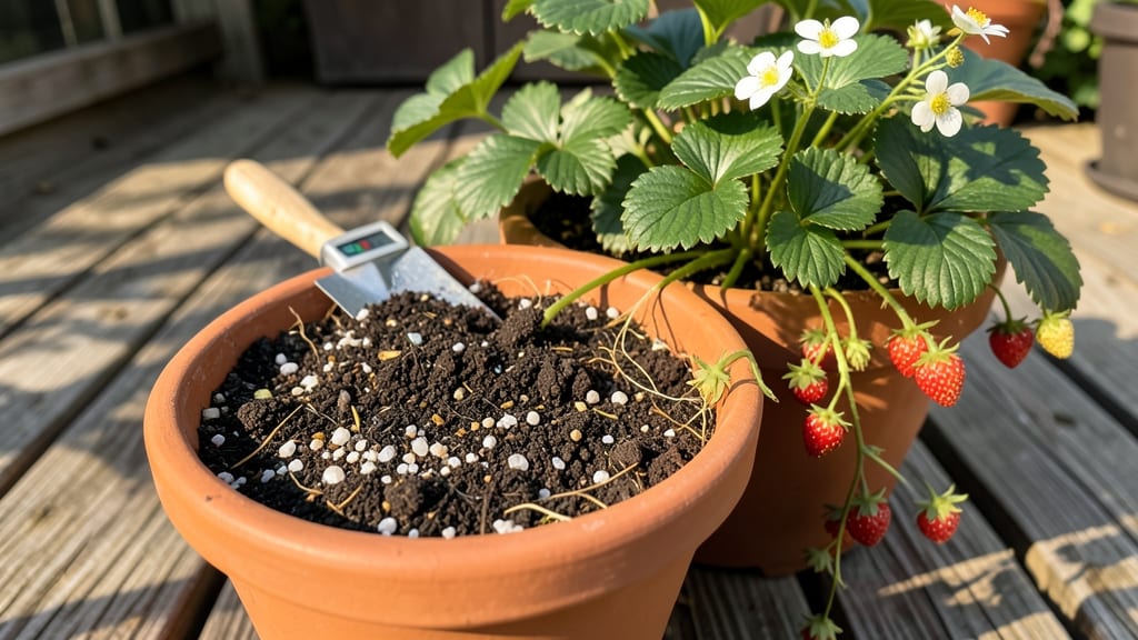 Best Soil for Strawberry Plants in Containers: Moisture-Retentive, Acidic Mix with Drainage Hacks