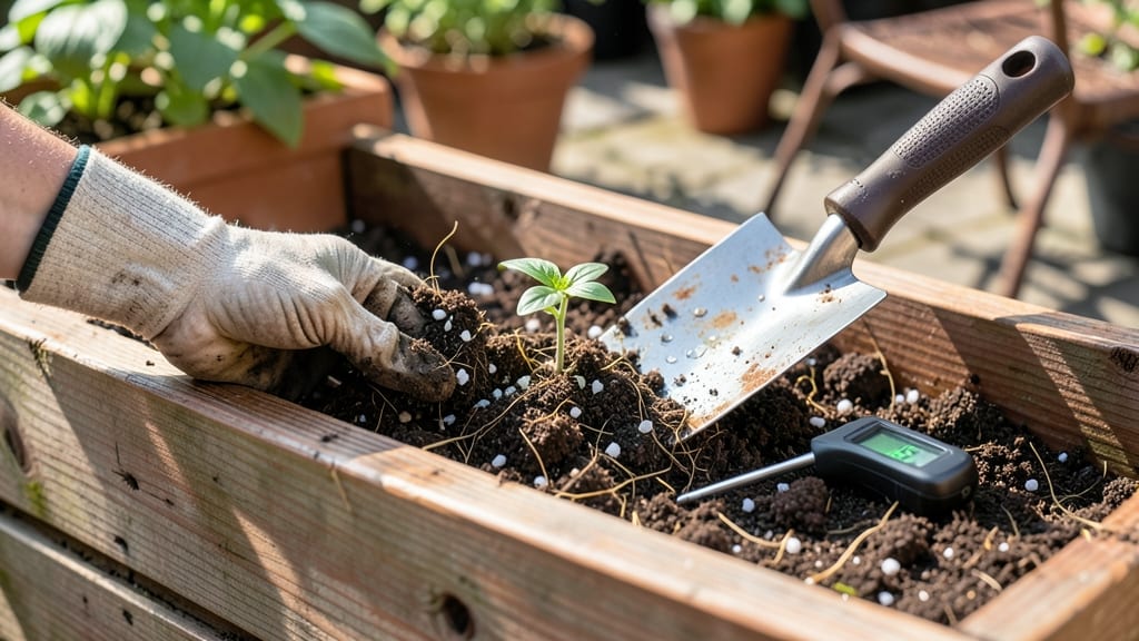 Raised Bed Soil Mix for Containers: Air-Porous Loam for Root Breathing and Drainage