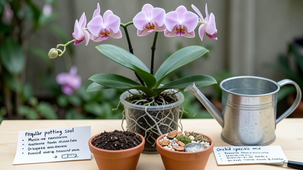 Can You Use Regular Potting Soil for Orchids: Risks and Better Media Options