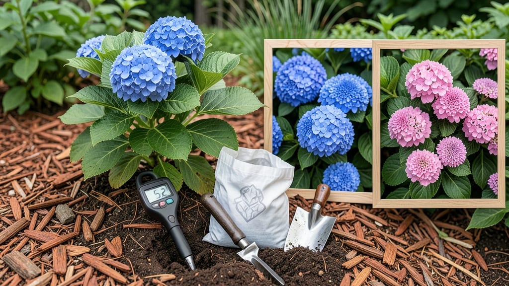 Acidic Soil for Blue Hydrangeas: Precision pH Blend for Vibrant Blooms