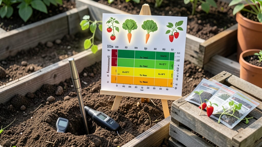 Soil Temperature for Planting Vegetables Chart: Exact Degrees by Crop and Best Timeframes