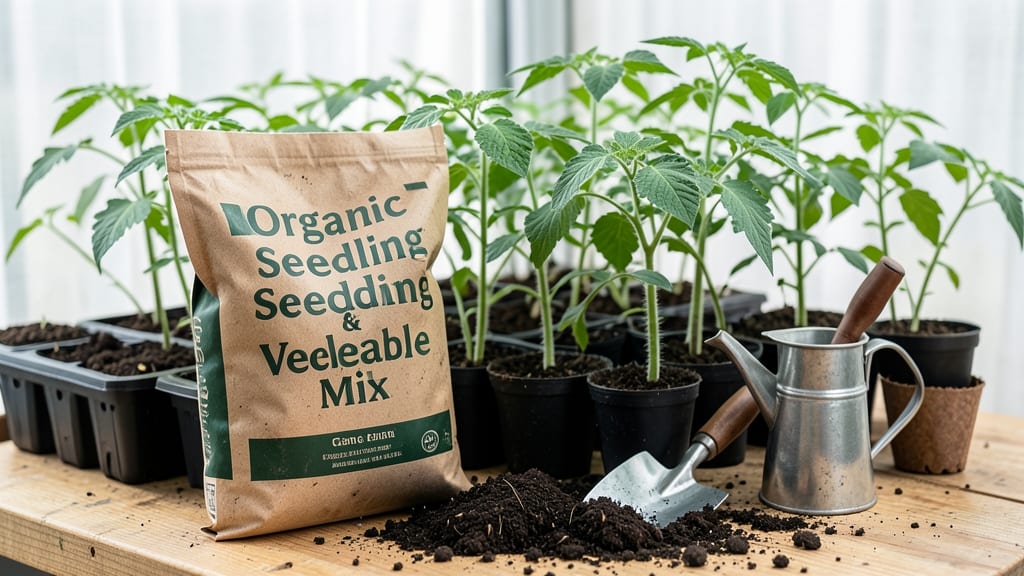 Potting Soil for Tomato Seedlings: Lightweight Loam for Strong Starts and Fast Root Growth
