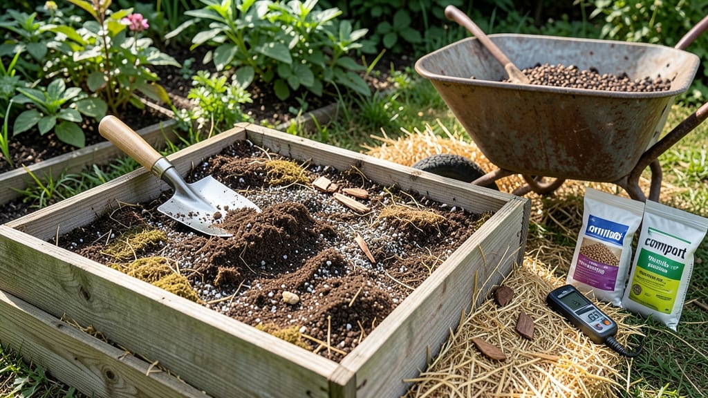 Raised Garden Bed Soil Mixture: Layered Loam for Root Health and Drainage