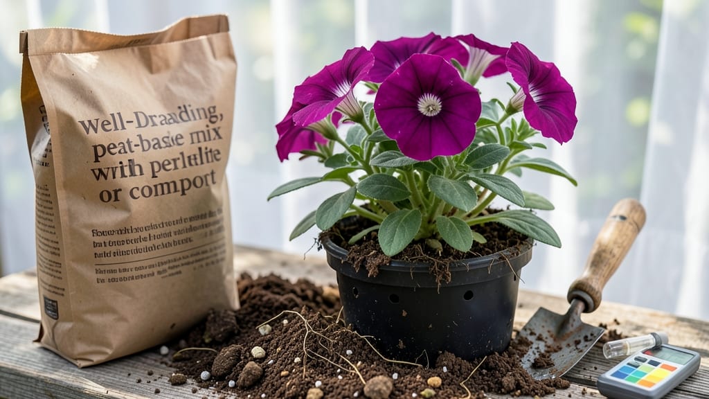 Best Soil for Petunias: Acidic Loam With Perfect Drainage for Vibrant Blooms