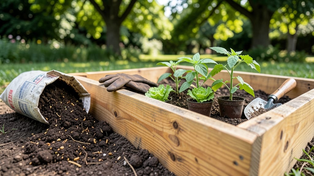 Potting Soil for Raised Garden Beds: Air-Pocket Rich Mix for Deep Root Success