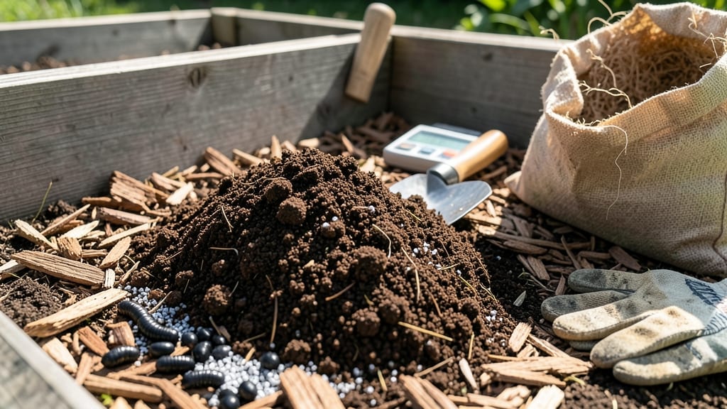 Organic Raised Bed Soil Bulk: Layered Loam for Deep Root Penetration