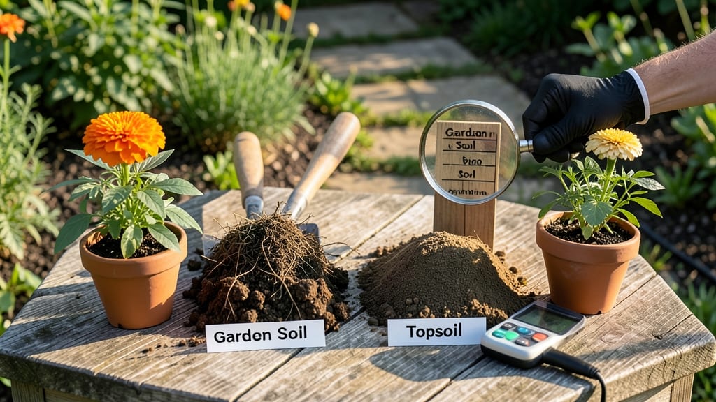 Is Garden Soil the Same As Topsoil: Key Differences in Composition and Use