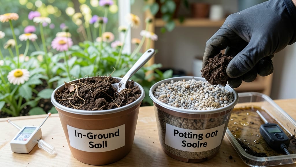 Difference Between in Ground Soil and Potting Soil: Garden Success Starts With the Right Mix