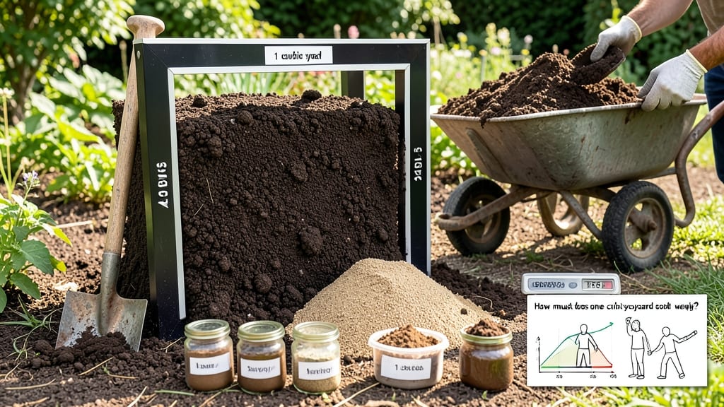 How Much Does One Cubic Yard of Soil Weigh: Exact Pounds by Type and Moisture Impact