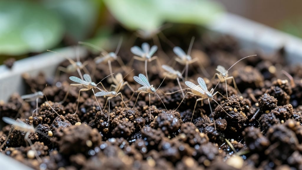 New Bag Of Potting Soil Has Gnats: Fungus Gnat Life Cycle & Natural Eradication