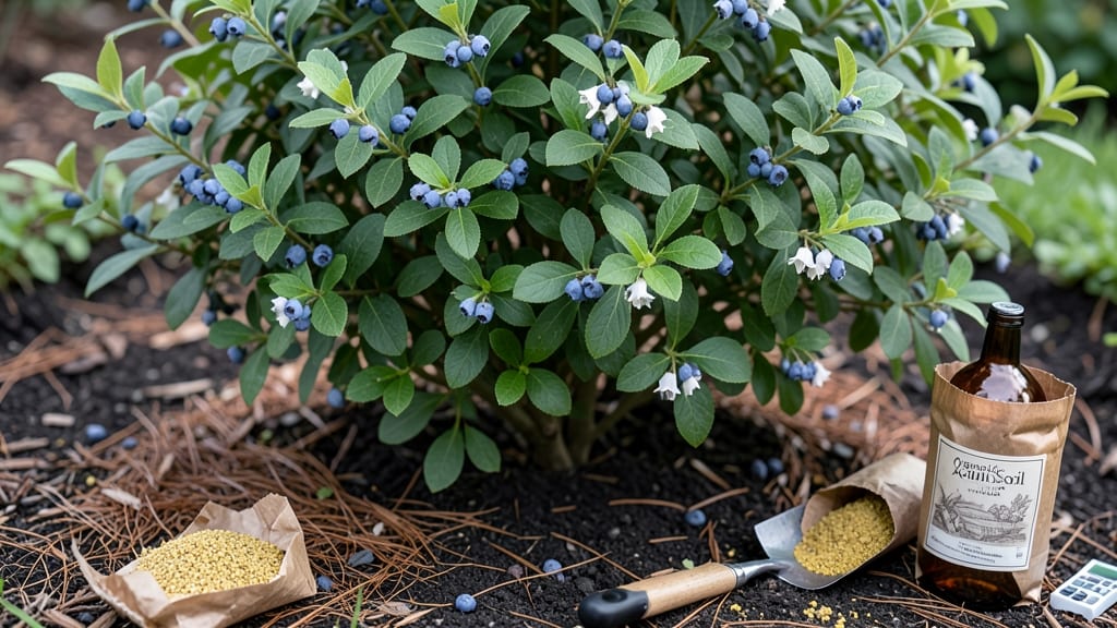 Organic Soil Acidifier: Fast pH Drop for Blueberries and Azaleas
