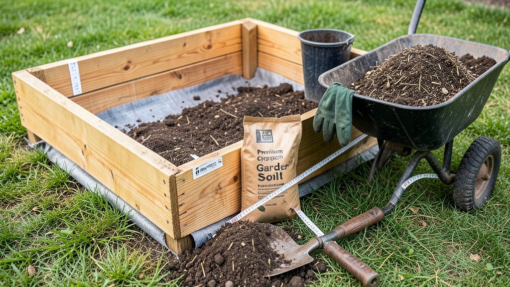 How Much Soil to Fill a Raised Garden Bed: Depth Chart by Plant Type