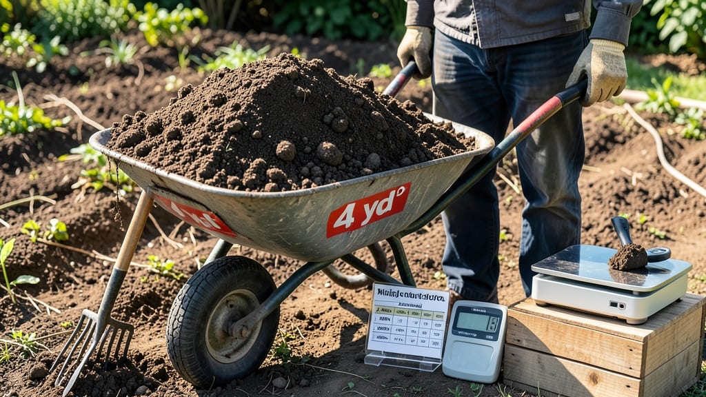 How Much Does 4 Yards of Topsoil Weigh: Density Guide by Moisture and Type